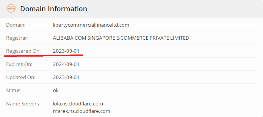Domain info