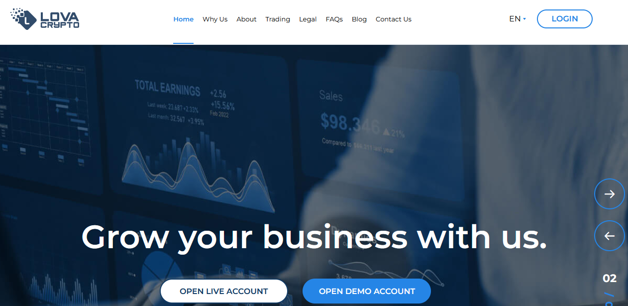 Lovacrypto_website